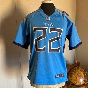 NFL Titans Light Blue Jersey with Number 22